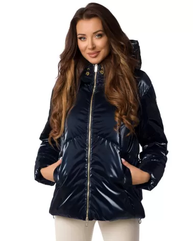 Sale | Waterproof down jacket in navy color