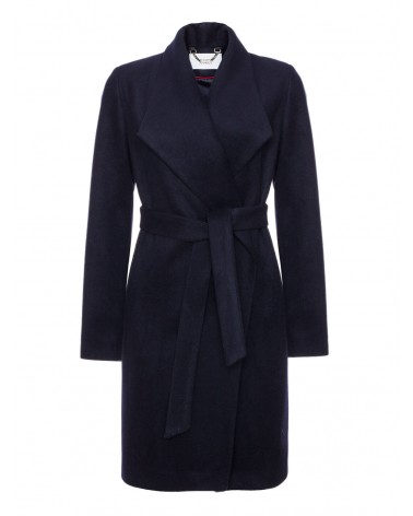Sale | Navy wool coat with cashmere