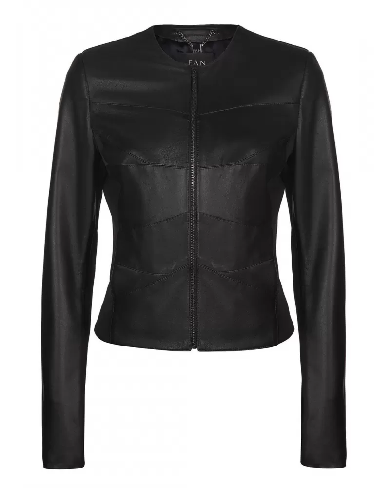Sale | Black Chanel leather jacket