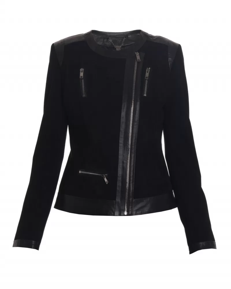Sale | Black suede lambskin jacket