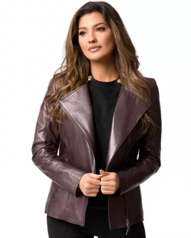 Sale | Brown leather jacket